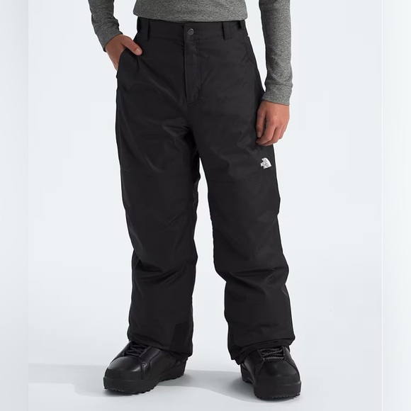NORTH FACE FREEDOM Snow/Ski INSULATED PANTS BOYS in Black Small 7/8